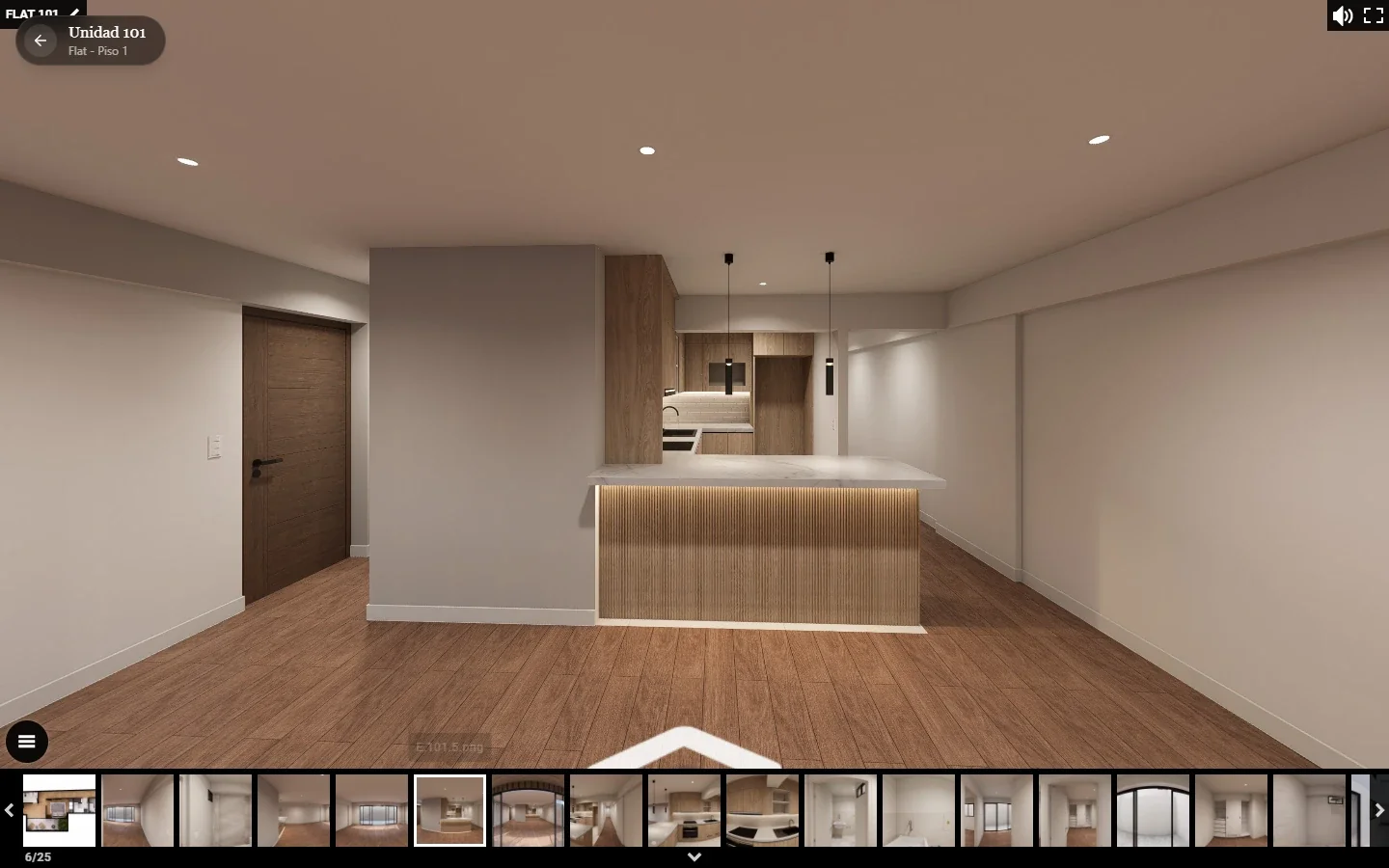 Recorrido virtual del showroom